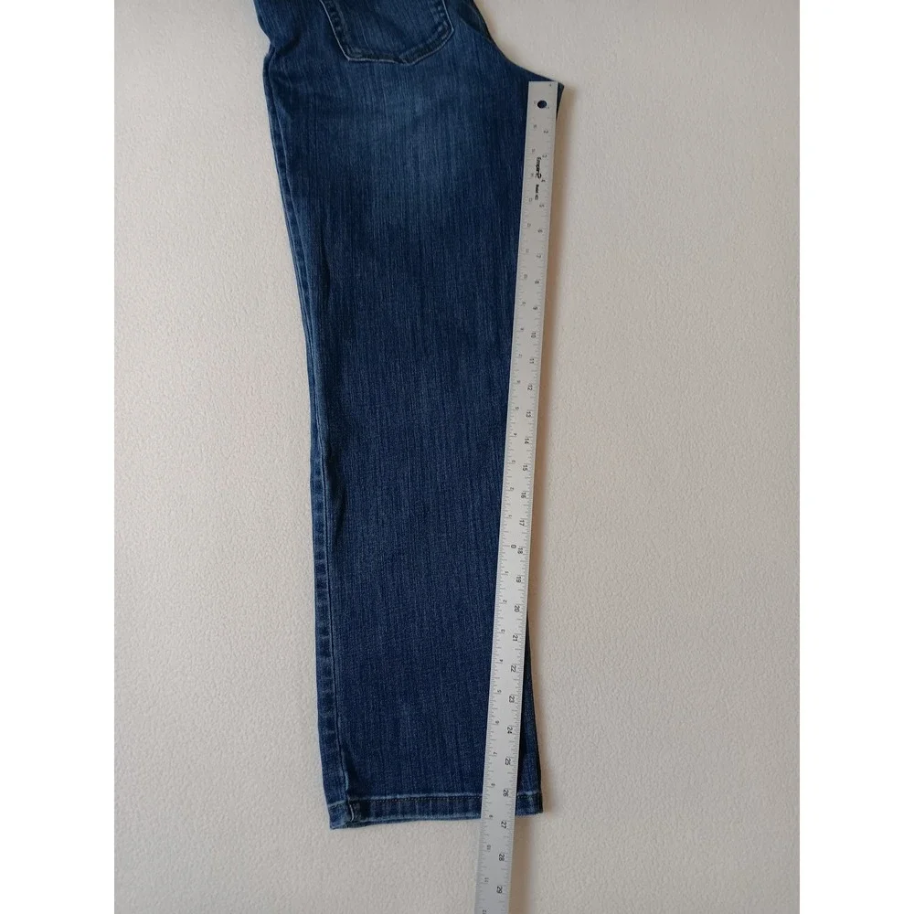 LL Bean BeanFlex Straight Leg Favorite Fit Jeans‎ Blue 10 Petite 508215